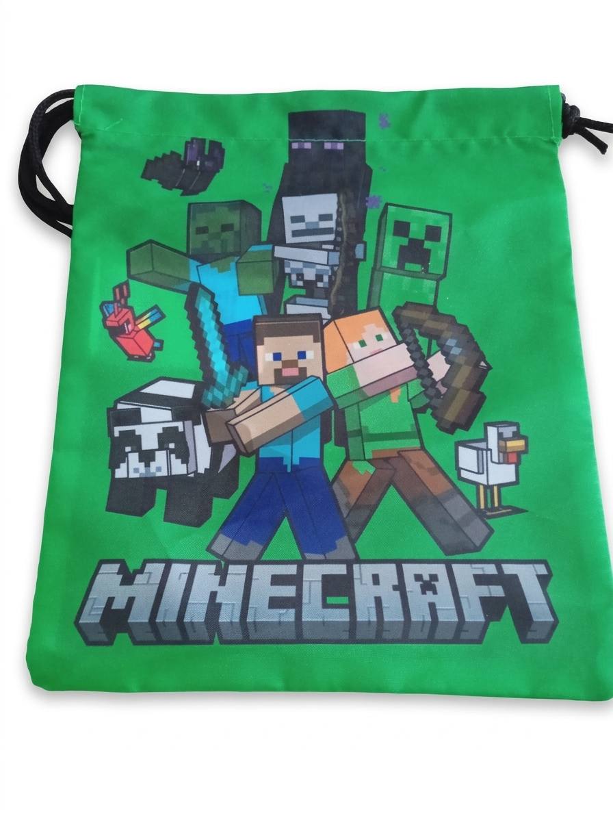 bolsa merienda minecraft