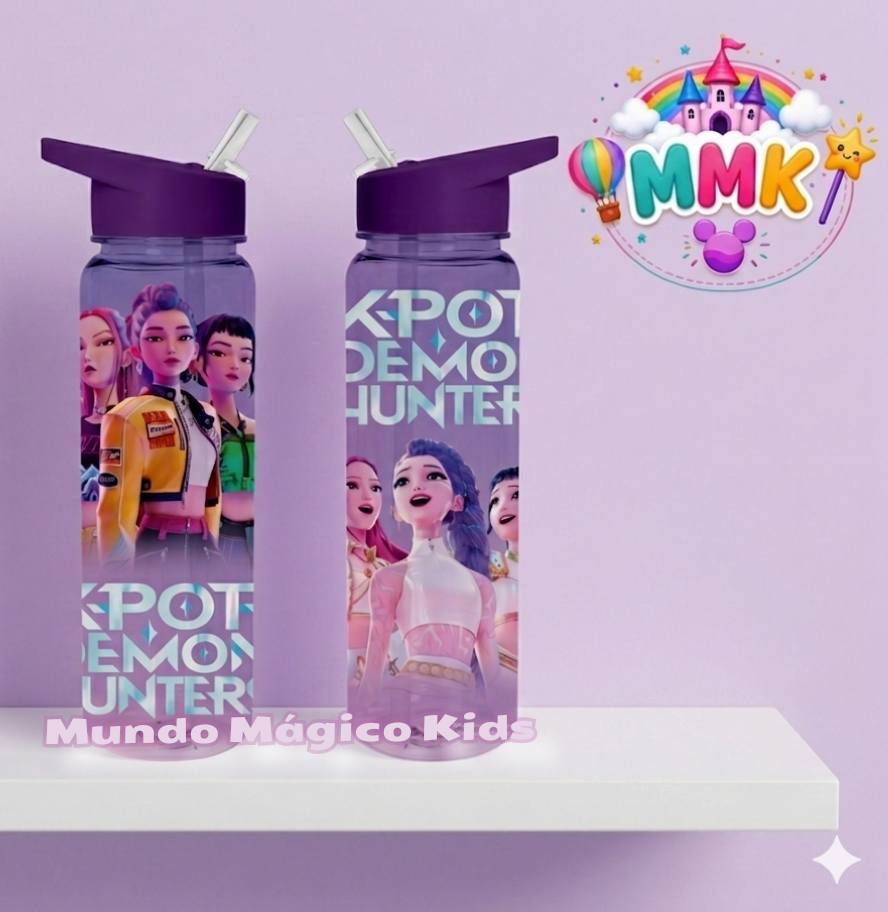 botella deportiva kpop