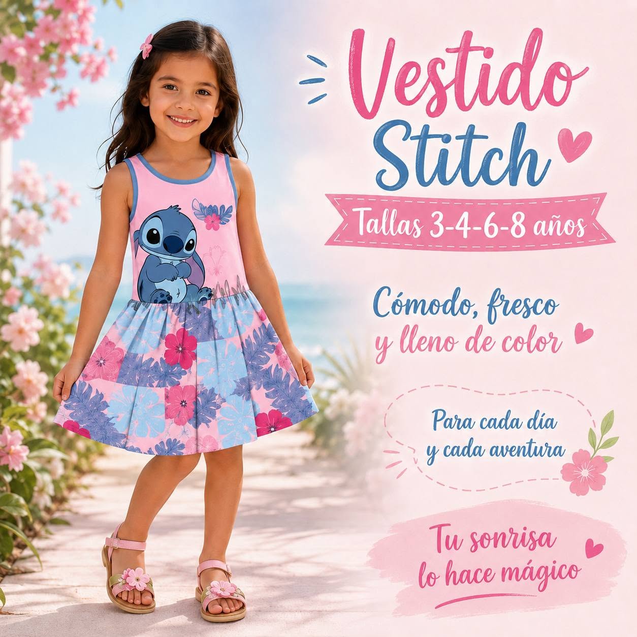 vestido stitch disney