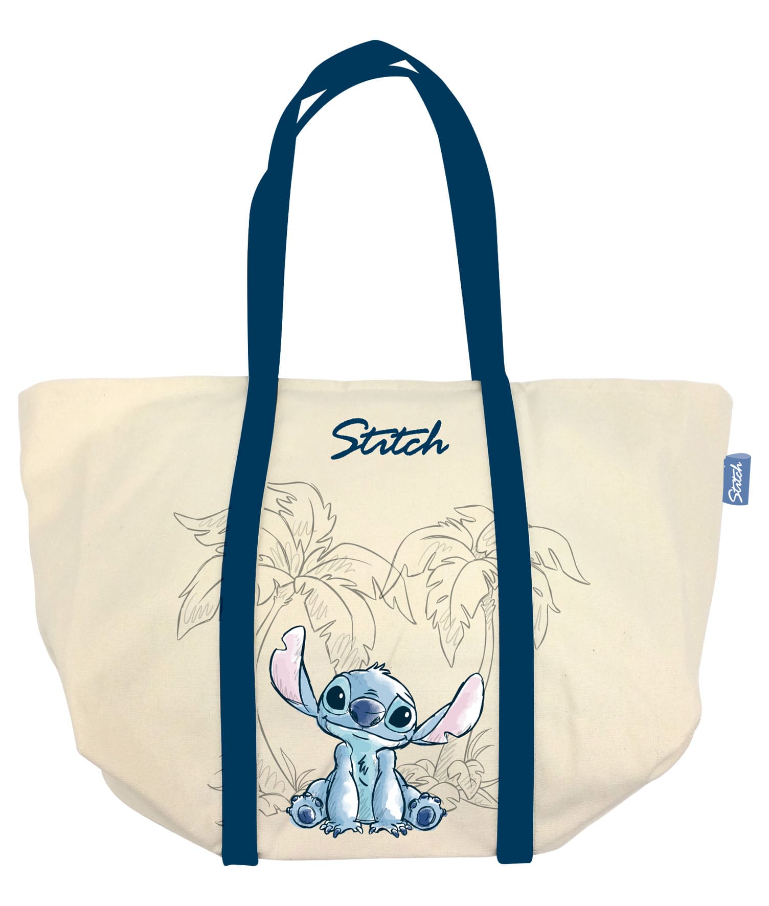 bolso loneta algodon stitch disney