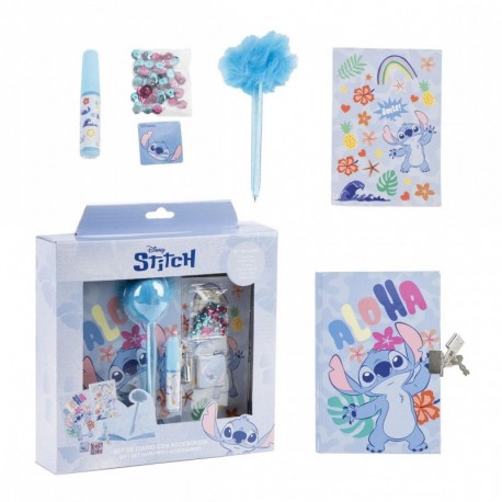 diario secreto+accesorios stitch disney