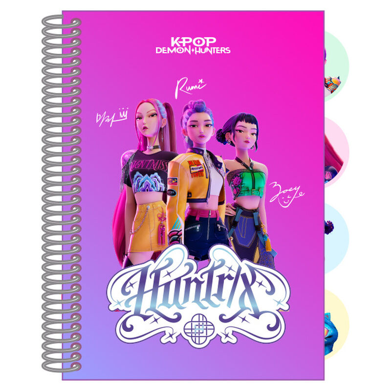 cuaderno A7 kpop