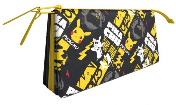 estuche-portatodo-triple-pokemon-pikachu