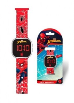 reloj-led-spiderman