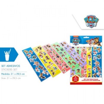 set-de-papeleria-sticker-fun-paw-patrol
